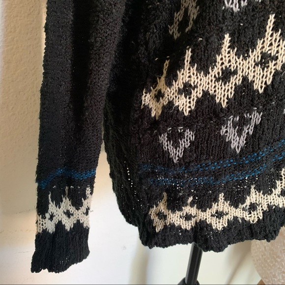 Black Knit Sweater Size M/L - Picture 5 of 5